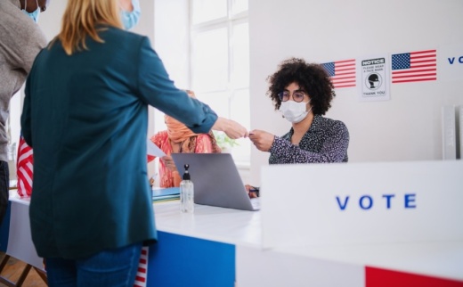 Face coverings are not required for those entering polling places in Texas during the general election. (Courtesy Adobe Stock)
