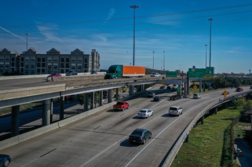The North Houston Highway Improvement Project proposed rerouting I-45 through the East End and Fifth Ward, leaving the Pierce Elevated abandoned. (Nathan Colbert/Community Impact Newspaper)