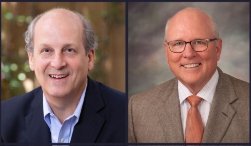 Michael Moore (left) and Tom Ramsey are the two candidates running for Harris County Precinct 3 c ommissioner this November.