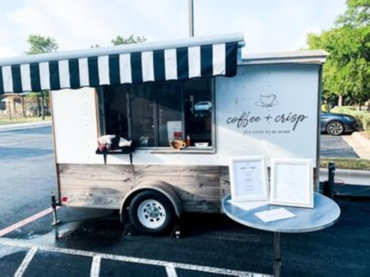 Coffee+Crisp, a coffee truck, opened in the South Fork Fun, Food and Brew food truck park Oct. 19. (Courtesy Coffee + Crisp)