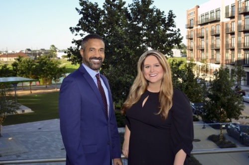 Mark Mitchell and Jenna Armstrong will continue to serve as leaders of Partnership Lake Houston, a new entity. (Courtesy Partnership Lake Houston)