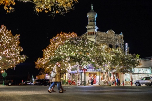 The Square will light up each night through Jan. 2. (Courtesy Rudy Ximenez)