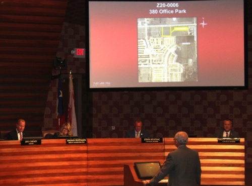 Frisco City Council voted to rezone 11.1 acres on the south side of US 380 and east of Hollyhock Road from agricultural to office. (William C. Wadsack/Community Impact Newspaper)