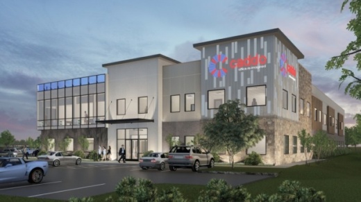 The coworking space Caddo Office Reimagined is scheduled to open in fall 2021. (Rendering courtesy Caddo Office Reimagined)