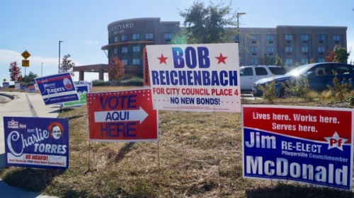 Approximately 21,000 votes were cast for Pflugerville City Council's three open seats during early voting. (Kelsey Thompson/Community Impact Newspaper)