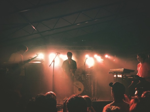 A band performs at the Mohawk on Red River Street. (Christopher Neely/Community Impact Newspaper)