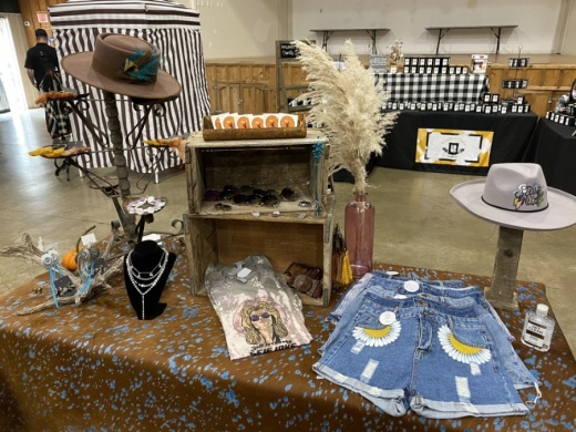 Custom orders are also available. If a shopper sees a piece they like that is not in their size, owner India Jarvis will find vintage denim in the correct size and incorporate the design. (Courtesy Hippie West)