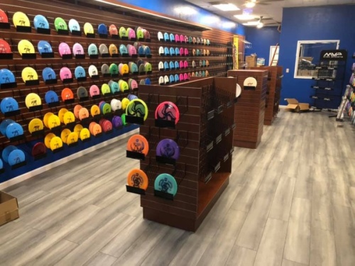 Straight Line Disc Golf will sell all necessary equipment to play disc golf at its new brick-and-mortar store in North Fort Worth. (Courtesy Straight Line Disc Golf)