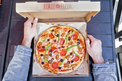 Blaze Pizza offers gluten-free and keto-friendly crust options. (Courtesy Blaze Pizza)