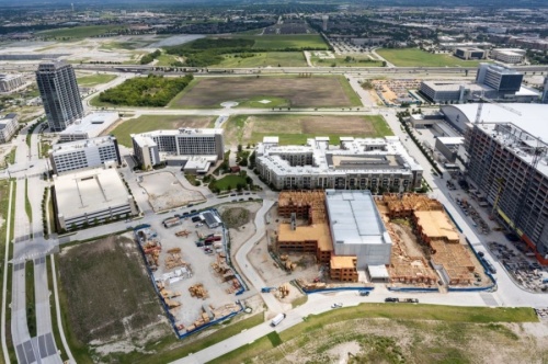 The developers of Frisco Station recently began work on Canyon East, the second phase of the project's 30-acre park system. (Courtesy Frisco Station)