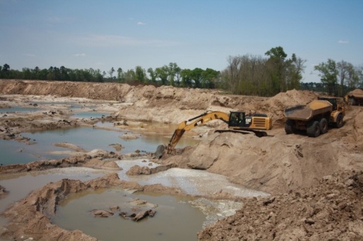 sand mining San Jacinto River APO Kingwood
