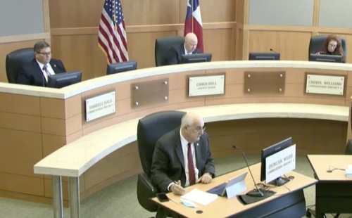 Collin County commissioners unanimously approved a $2 million allocation of federal funding to continue reimbursements of local food pantries. (Screenshot courtesy Collin County)