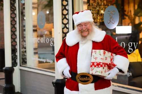 Santa Claus has arrived in downtown McKinney and is ready to ring in the holidays. (Courtesy city of McKinney)