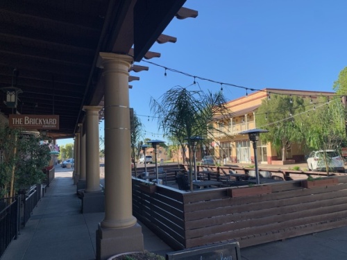 The Brickyard in downtown Chandler has been approved to extend its premises to its parking area. (Courtesy city of Chandler)