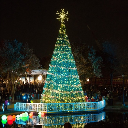 The annual tree lighting for Dickens in Downtown will be virtual this year. (Courtesy city of Plano)