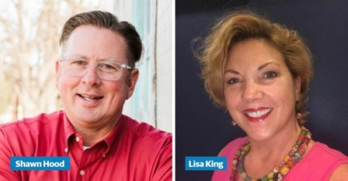 Shawn Hood and Lisa King will face off in a runoff election Dec. 15 after neither received more than 50% of the vote in the November election. (Community Impact Staff)