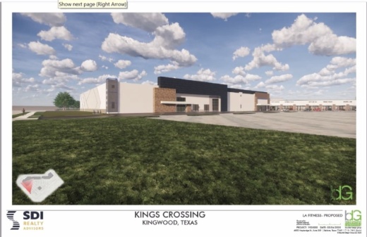 Kings Crossing shopping center, located at the northwest corner of Kingwood Drive and West Lake Houston Parkway, will undergo renovations under new management. (Screenshot courtesy Kingwood BizCom and SDI Realty)