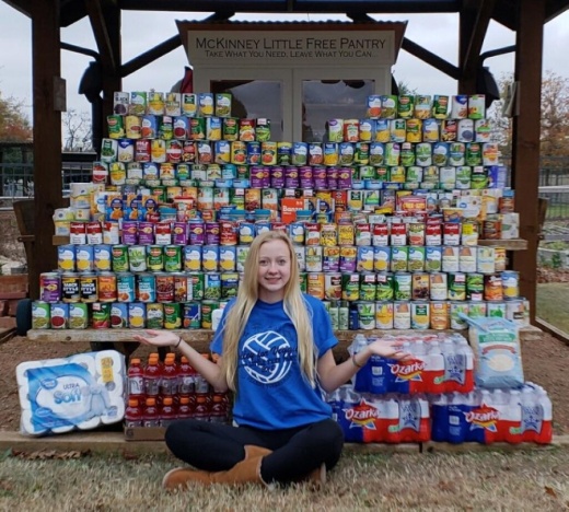 McKinney City Council approved a rezoning change to allow for a new office park that would bring together McKinney nonprofits—such as McKinney Little Free Food Pantry, which is pictured here—in one space. (Courtesy McKinney Little Free Pantry)