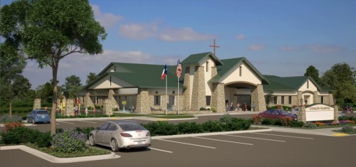 The upcoming private Christian school, located at 4109 Kelly Lane, Pflugerville, will offer education for pre-K and kindergarten students at the start of the 2021-22 academic year. (Rendering courtesy CrossLife Christian Academy)