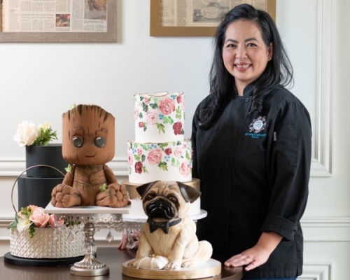 After an eight-year teaching career, Christine Nguyen started her own bakery business—The Sweet Boutique—in Sugar Land Town Square in 2011. (Courtesy Composure Studios)