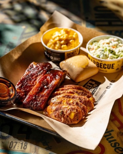 Dickey's Barbecue Pit in north Fort Worth offers dine-in, pick-up and delivery options. (Courtesy Dickey's BBQ)