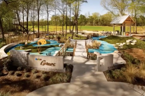 The Groves opened many amenities in 2020, including the Mini Grove. (Screenshot courtesy Partnership Lake Houston)