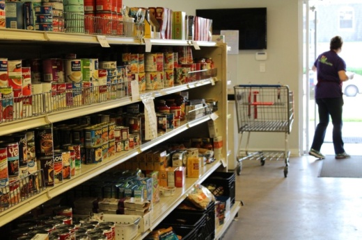 GRACE's food pantry is one of the many services offered to the organization's clients, helping families combat food insecurity. (Sandra Sadek/Community Impact Newspaper)