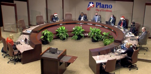 Plano City Council approved a zoning change for Plano Market Square Mall that is tied to the planned redevelopment of the site. (Screenshot courtesy city of Plano)