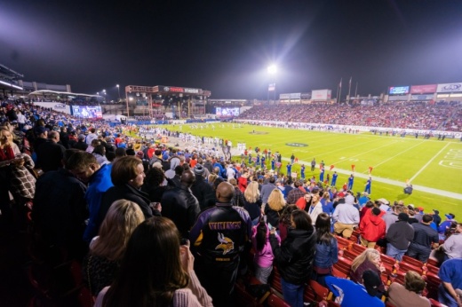 Fans gather at the 2017 Frisco Bowl. (Courtesy Visit Frisco)