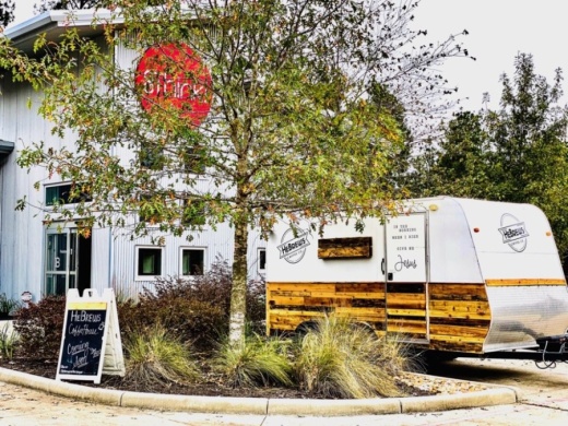 According to business owners Geoffrey and Marsha Wood, HeBrews Community Coffee currently operates out of a mobile camper on Magnolia Circle. (Courtesy HeBrews Community Coffee)