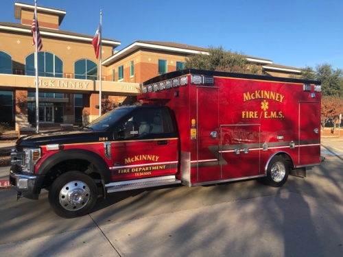 The McKinney Fire Department's new medical unit is built to limit the potential spread of the coronavirus. (Courtesy McKinney Fire Department)