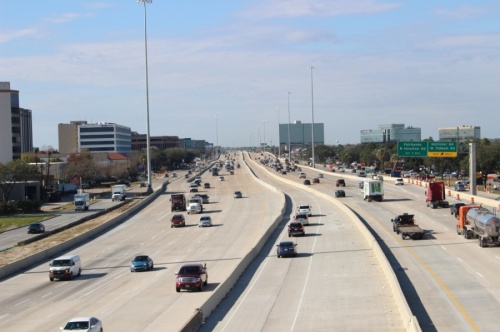 Vehicles travel on Hwy. 290 in Houston. (Shawn Arrajj/Community Impact Newspaper)