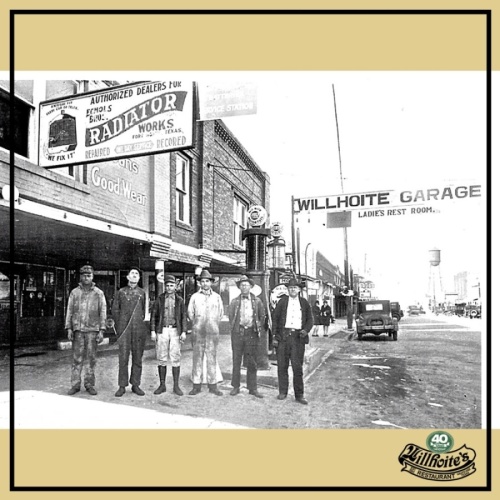 Willhoite's is housed in a 1914 building that served as a dry goods store, a theater and Grapevine's first automotive garage. (Courtesy Willhoite's Restaurant)