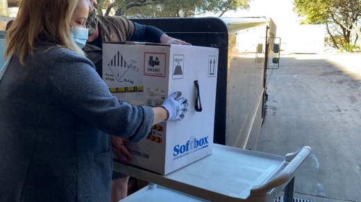 So far, the vaccine has been distributed to 14 long-term care and nursing home facilities in Williamson County. (Courtesy St. David's HealthCare)