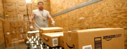 Amazon's proposed 1,005,000-square-foot facility in San Marcos is expected to come online by September. (Courtesy Amazon.com Inc.)