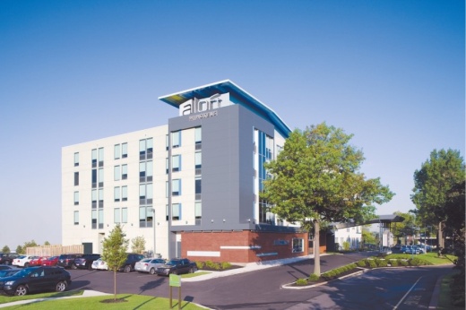 Aloft Shenandoah Houston features 116 loft-style guest rooms. (Courtesy Aloft Hotels)