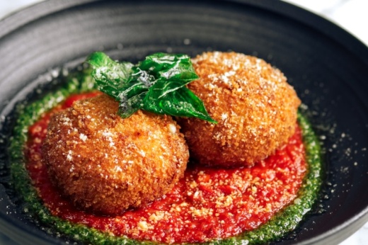 Bocca Italian Kitchen serves seasonal, Italian-inspired dishes, such as polenta and various pastas. (Courtesy Marco Torres)