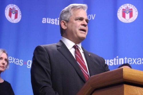 Austin Mayor Steve Adler will still reach his term limit in 2022 if voters approve changes to the election cycle. (Jack Flagler/Community Impact Newspaper)
