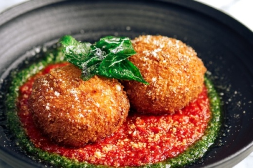 Bocca Italian Kitchen serves seasonal, Italian-inspired dishes, such as polenta and various pastas. (Courtesy Marco Torres)