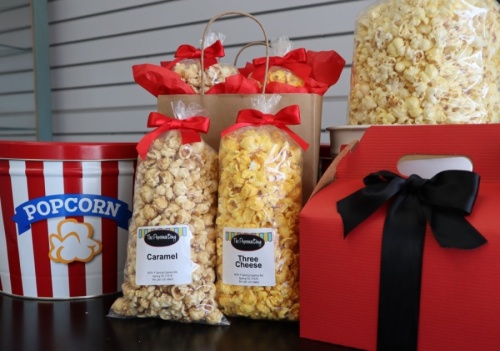 The business opened in December 2011 and specializes in gourmet popcorn, boasting more than 40 sweet and savory flavors that change seasonally. (Courtesy The Popcorn Bag)