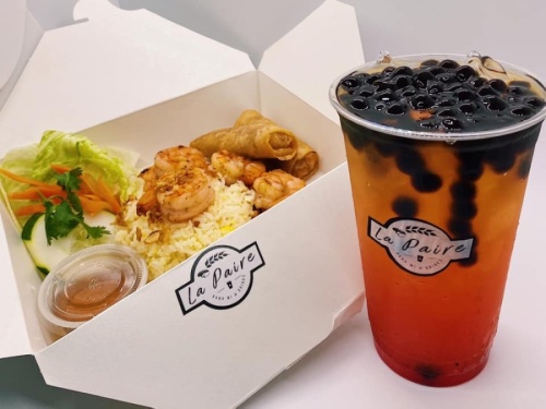 La Paire Bang Mi & Drinks opened in Pearland in 2020. (Courtesy La Paire Banh Mi & Drinks)