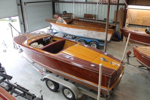 Hoyle works on as many as 10 boats at a time, with restoration projects taking anywhere from six to 12 months.