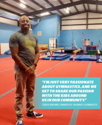 Terek Brown took over ownership of the gym in 2014. (Ali Linan/Community Impact Newspaper)