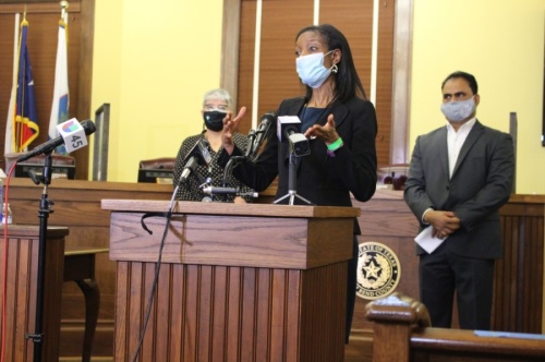 Dr. Jacquelyn Johnson-Minter, director of Fort Bend County Health & Human Services, said Jan. 21 that it has been frustrating that the supply of vaccines thus far has been unable to meet the demand. (Morgan Theophil/Community Impact Newspaper)