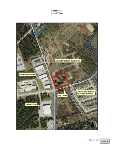 The Tomball Economic Development Corp.’s Business & Technology Park and residential communities Albury Trails and Alexander Estates—which is currently under construction—are near the property. (Courtesy city of Tomball)