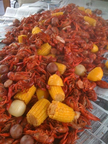 The trailer will serve seafood boiled in an original crawfish seasoning blend and will also serve boiled sausage, corn and potatoes. (Courtesy Boudreaux's Boiling Shack)