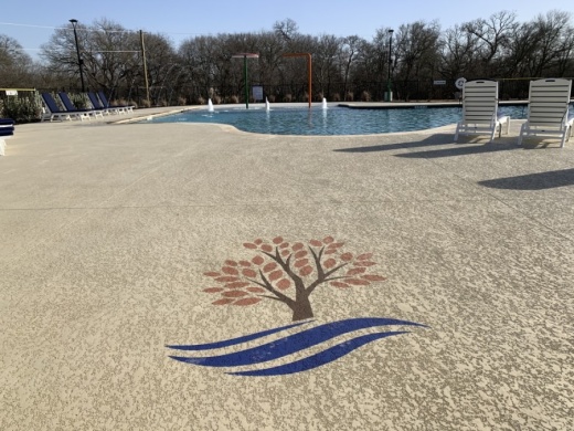 The resort features 147 full hookup RV sites and 40 park model cabins along Brushy Creek. (Courtesy Redbud Ranch RV Resort).