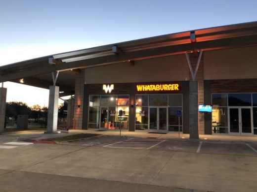 Photo of the exterior of a Whataburger restaurant