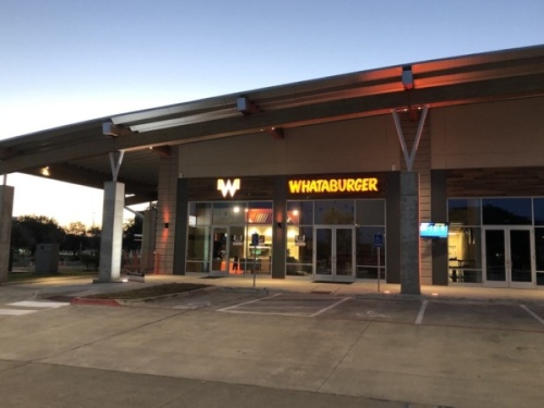 Whataburger opened a location in the cell phone lot of Austin-Bergstrom International Airport on Jan. 28. (Courtesy Whataburger)