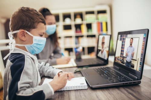 Some school district employees are able to continue working remotely while quarantined. (Courtesy Adobe Stock)